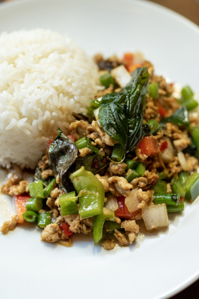 Lunch special - Thai Basil stir fry
